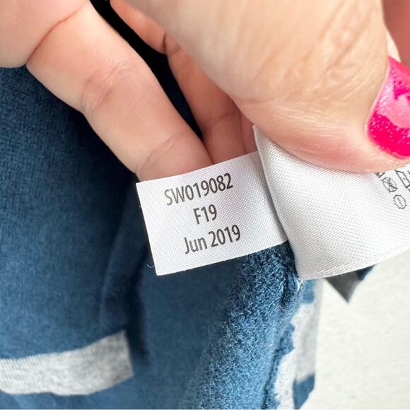 Smartwool Shadow Pine Tunic Sweater in Deep Marlin Heather Merino Wool Size L - Picture 11 of 14